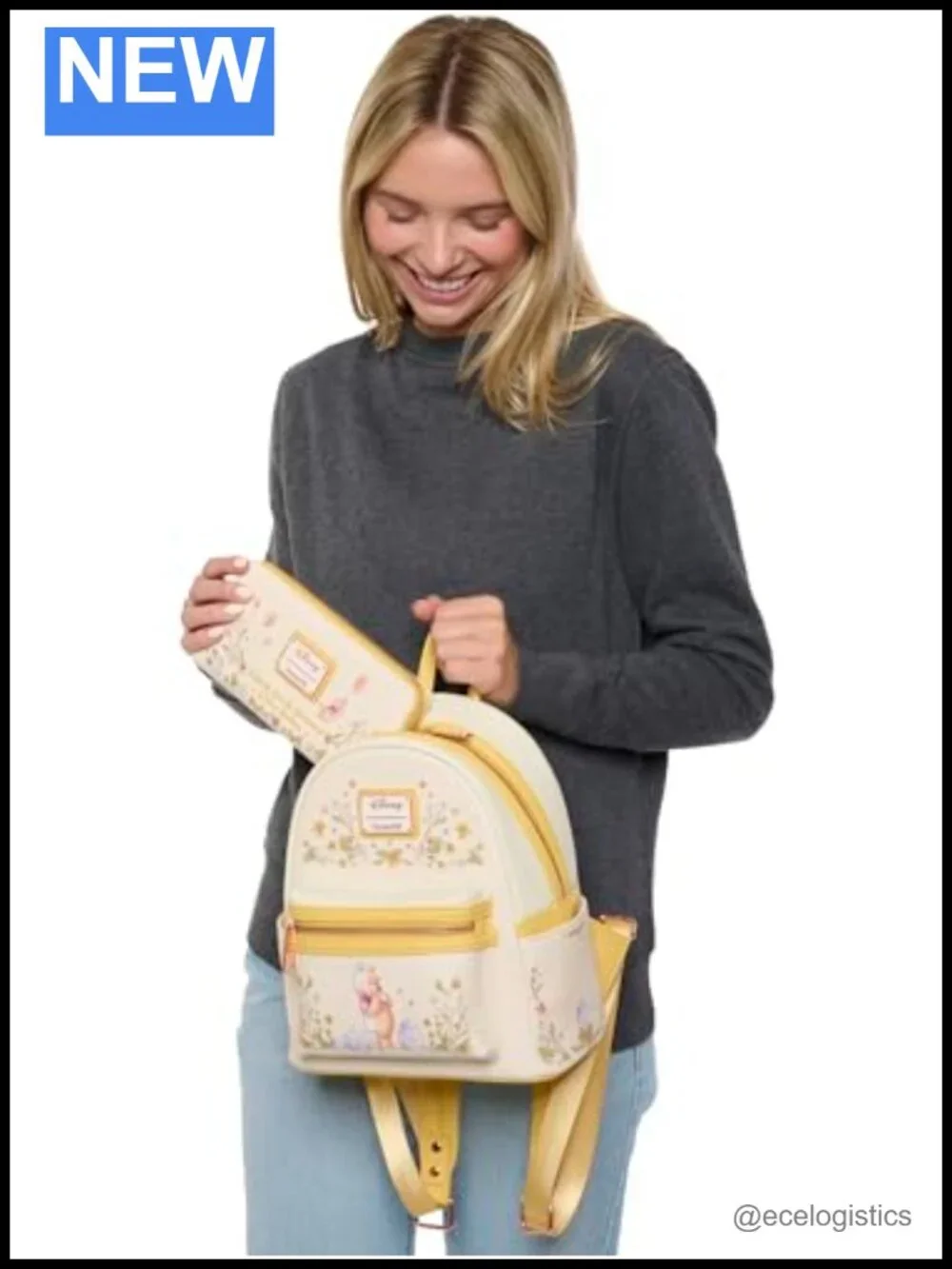 Mini Winnie the Pooh Disney Backpack Faux Leather Daypack
